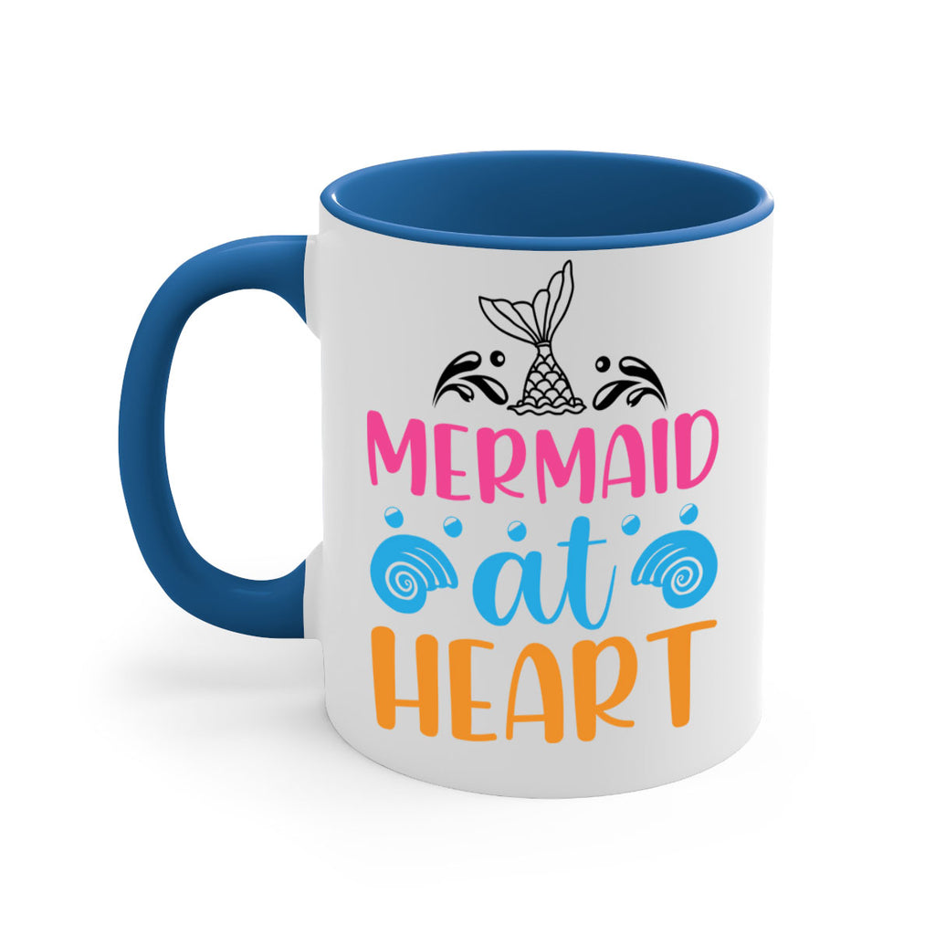 Mermaid at heart Design 396#- mermaid-Mug / Coffee Cup