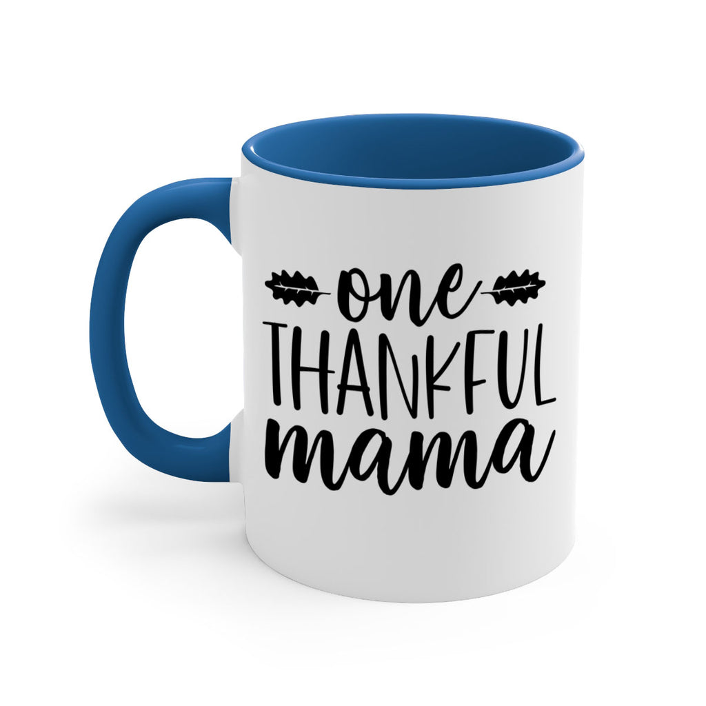 One Thankful Mama 464#- fall-Mug / Coffee Cup