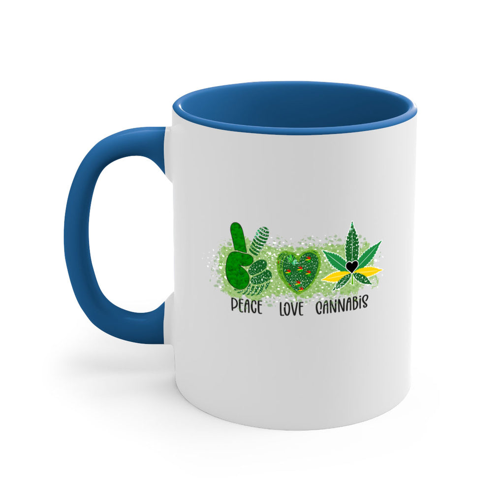 Peace Love Cannabis 215#- marijuana-Mug / Coffee Cup