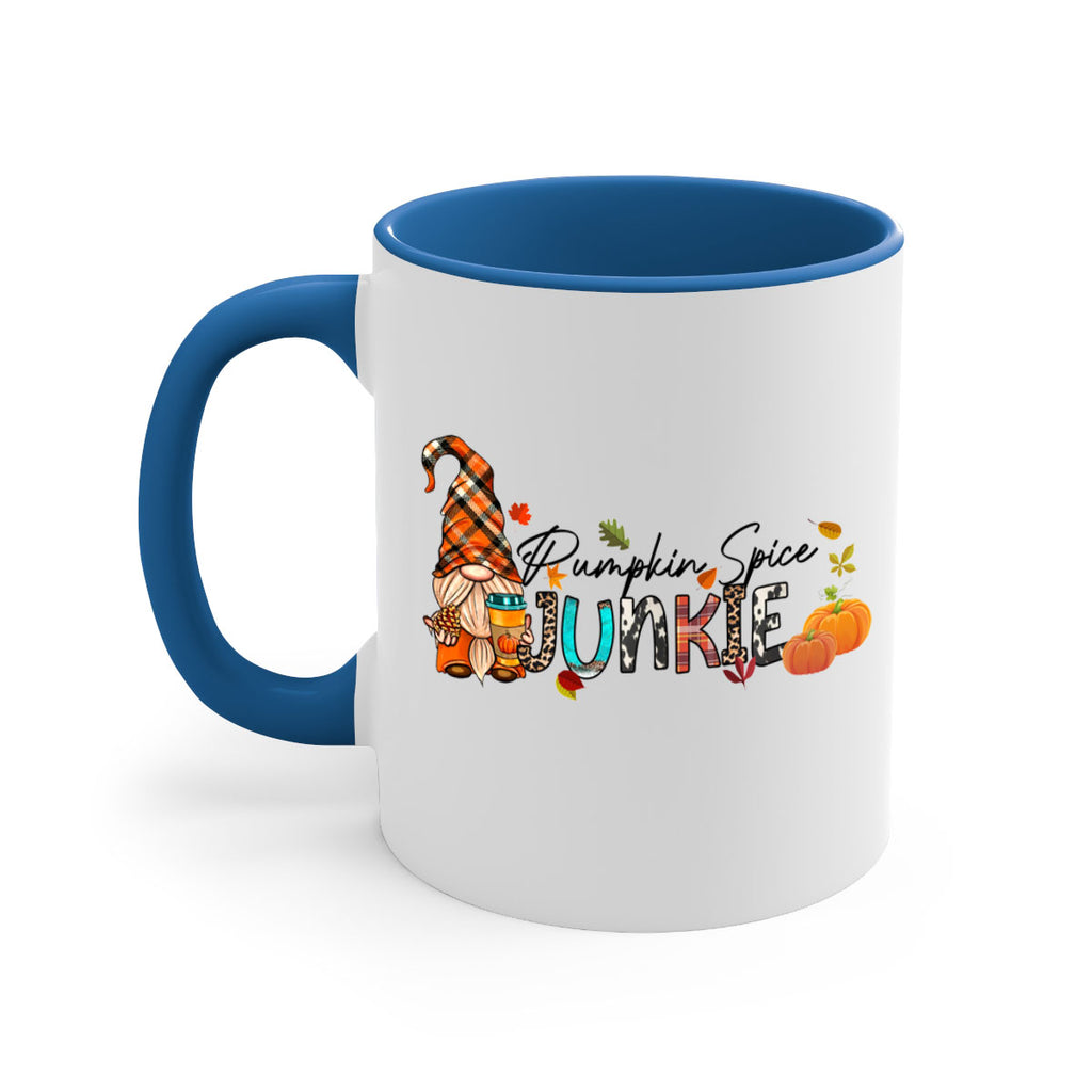 PumpkinSpiceJunkieFallGnome 567#- fall-Mug / Coffee Cup