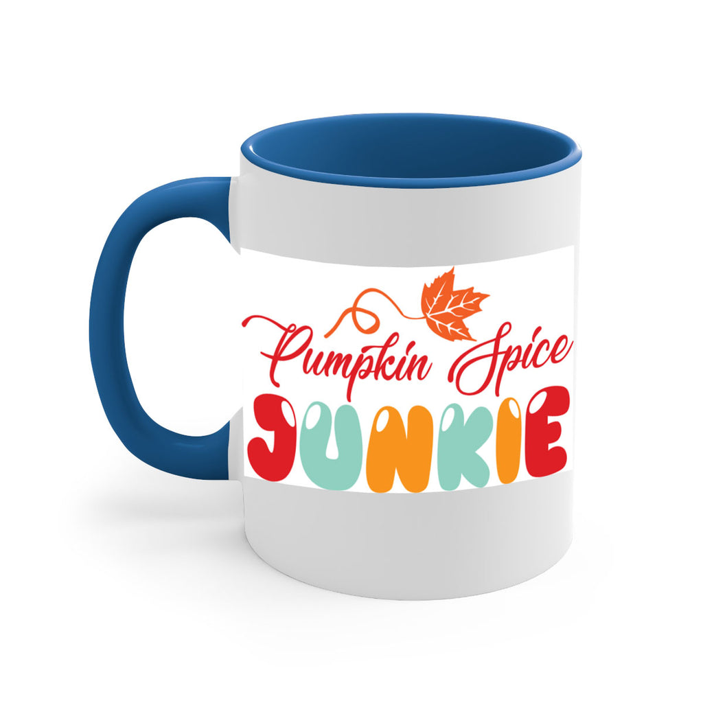 PumpkinSpiceJunkiedesign 569#- fall-Mug / Coffee Cup