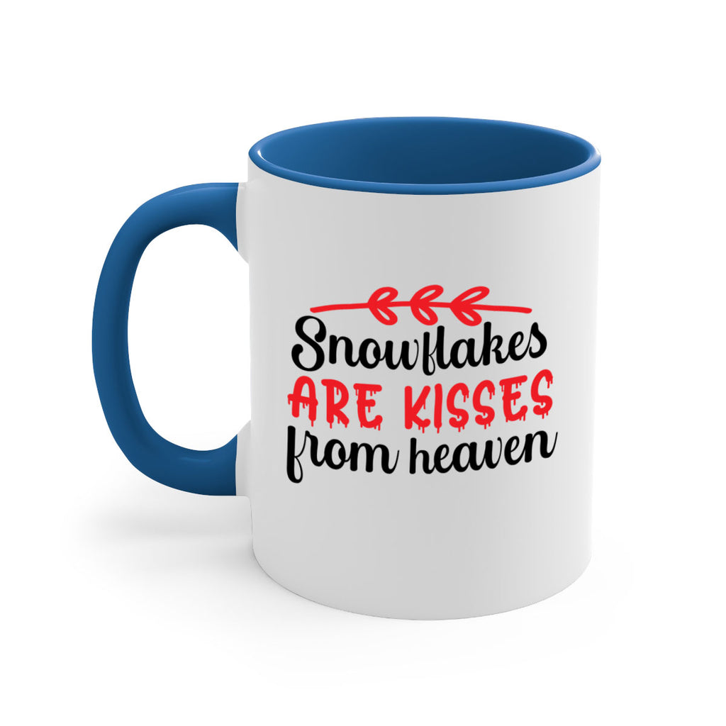 Snowflakes are kisses from heaven 376#- winter-Mug / Coffee Cup