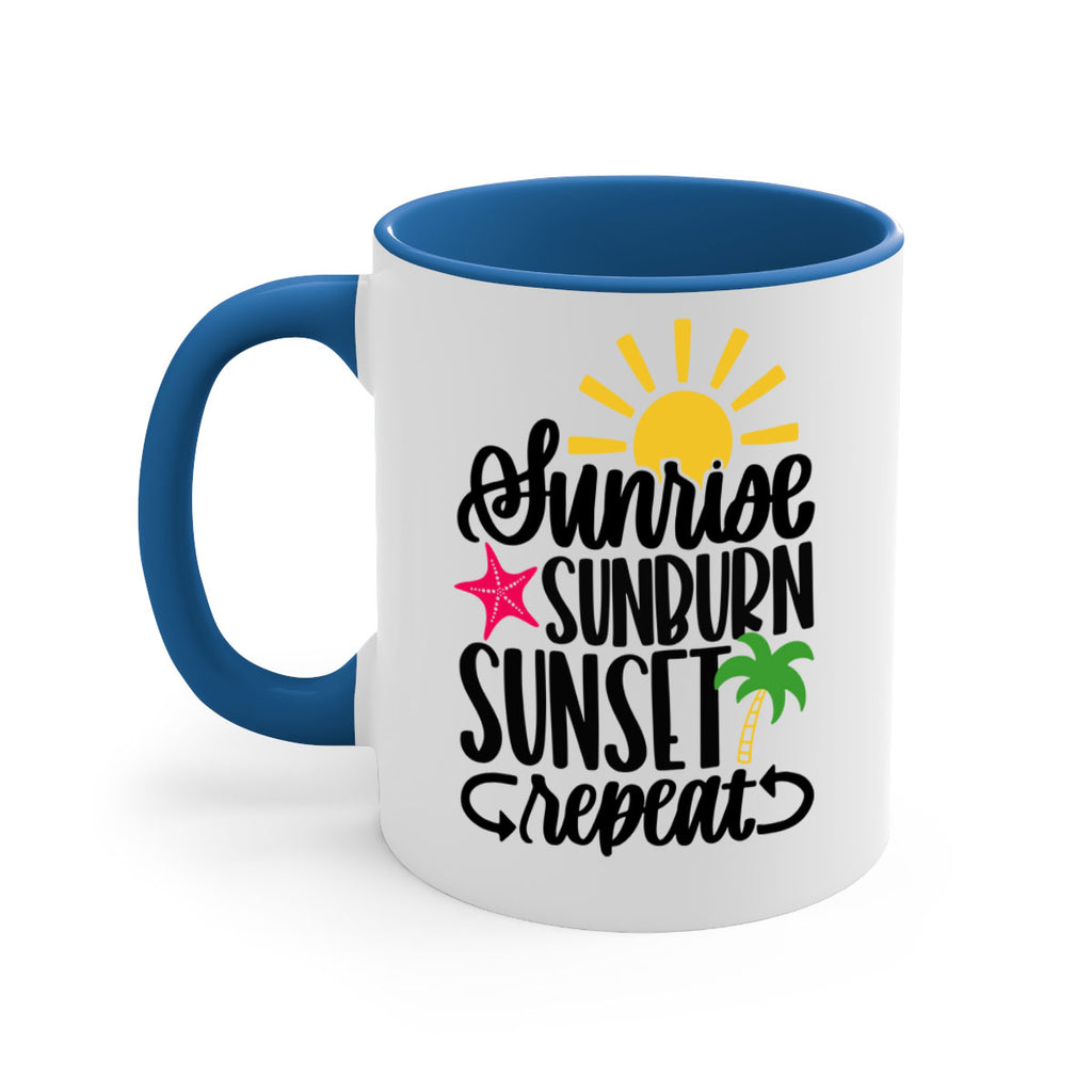 Sunrise Sunburn Sunset Repeat Style 16#- Summer-Mug / Coffee Cup