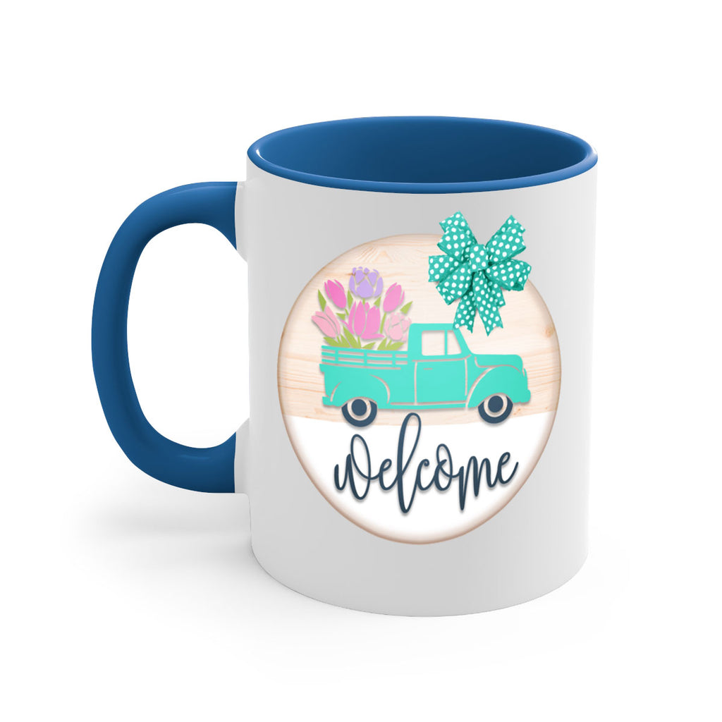 Welcome spring truck Mockup578#- spring-Mug / Coffee Cup