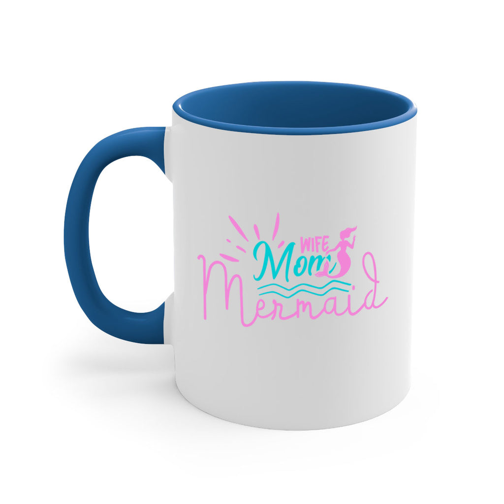 Wife Mom Mermaid 672#- mermaid-Mug / Coffee Cup