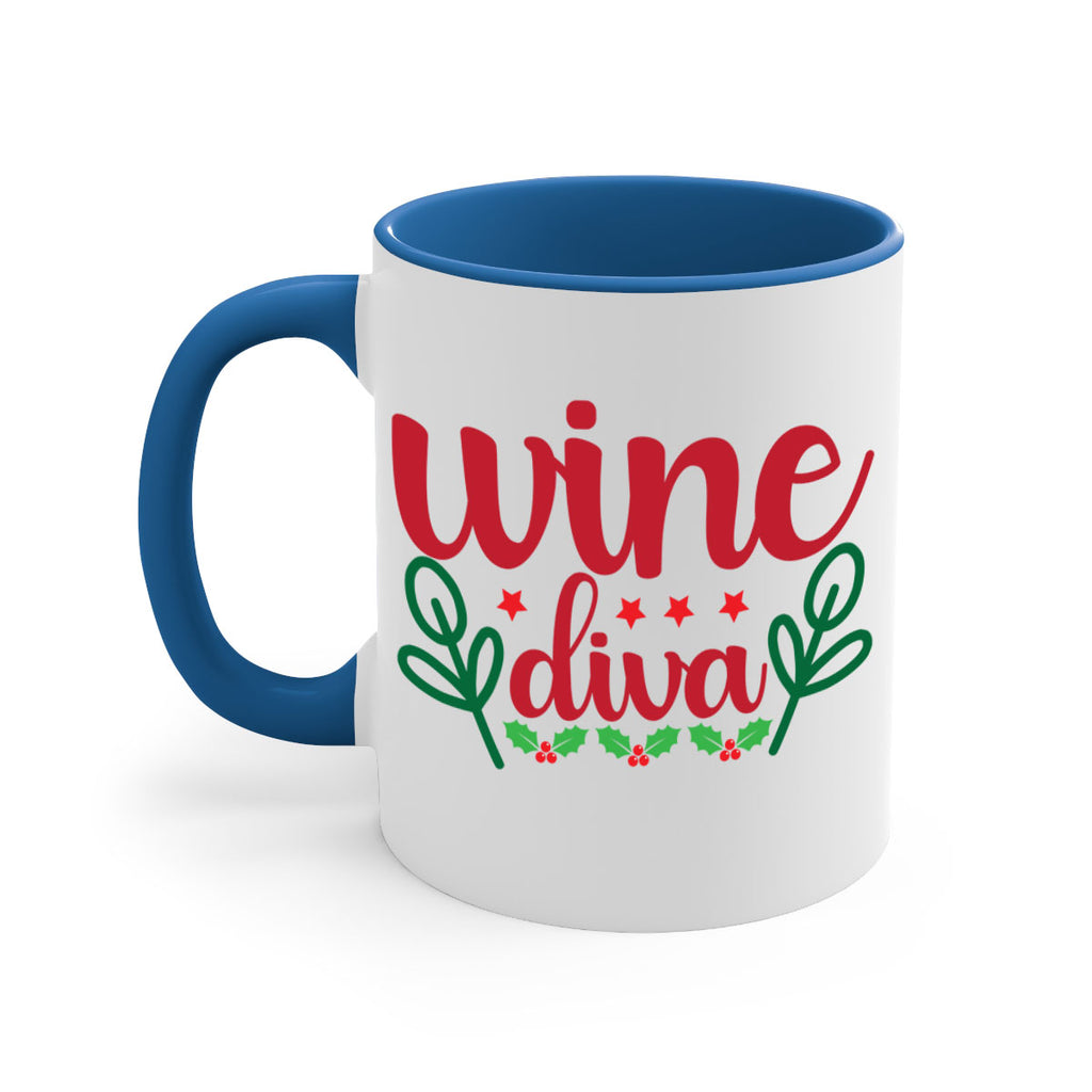 Wine Diva 482#- winter-Mug / Coffee Cup