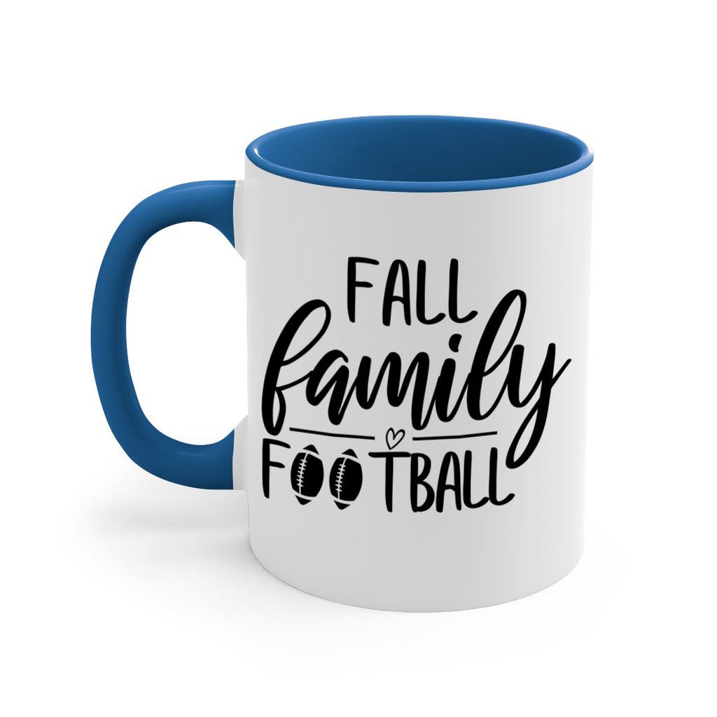 fall family football 100#- fall-Mug / Coffee Cup