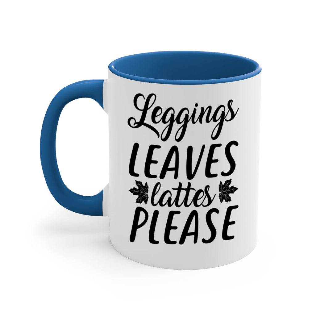 leggings leaves lattes please 397#- fall-Mug / Coffee Cup