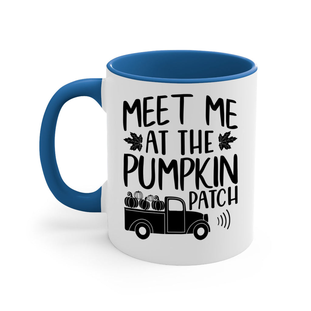 meet me at the pumpkin patch 423#- fall-Mug / Coffee Cup