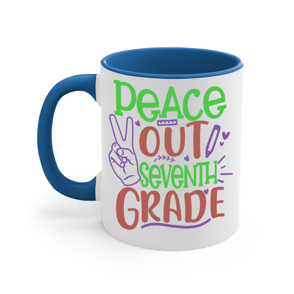 peace out 7th grade 2#- 7th grade-Mug / Coffee Cup