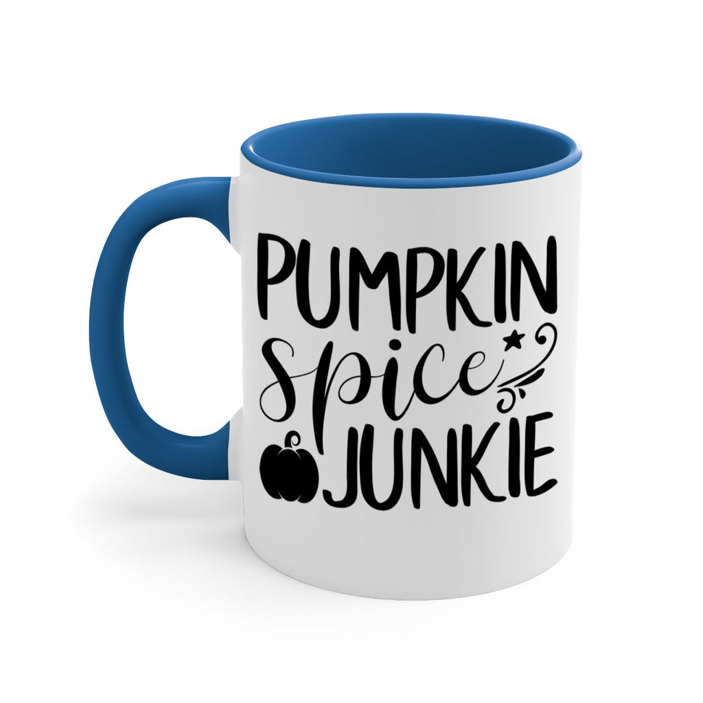 pumpkin spice junkie 548#- fall-Mug / Coffee Cup
