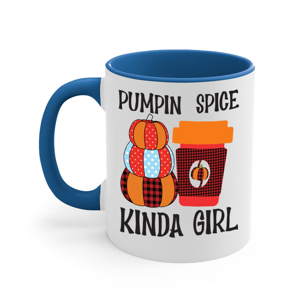 pumpkin spice kinda girl 551#- fall-Mug / Coffee Cup