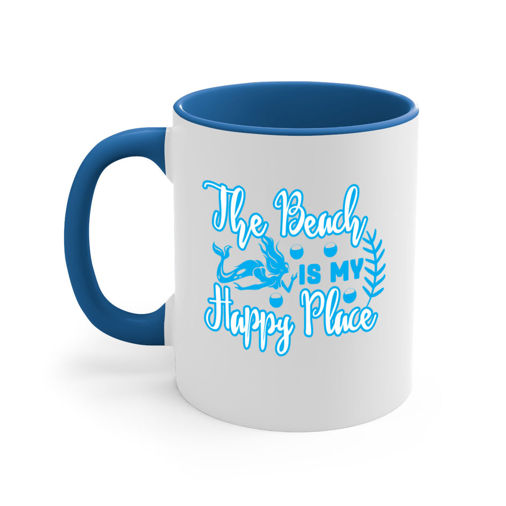 the beach is my happy place 627#- mermaid-Mug / Coffee Cup