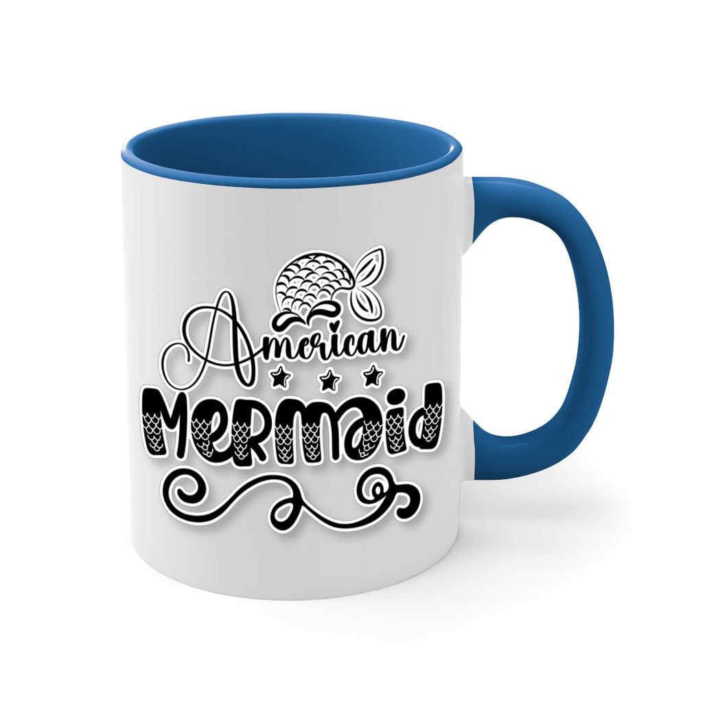 American Mermaid 15#- mermaid-Mug / Coffee Cup