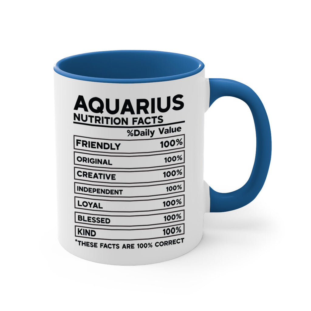 Aquarius Nutrition Facts 67#- zodiac-Mug / Coffee Cup