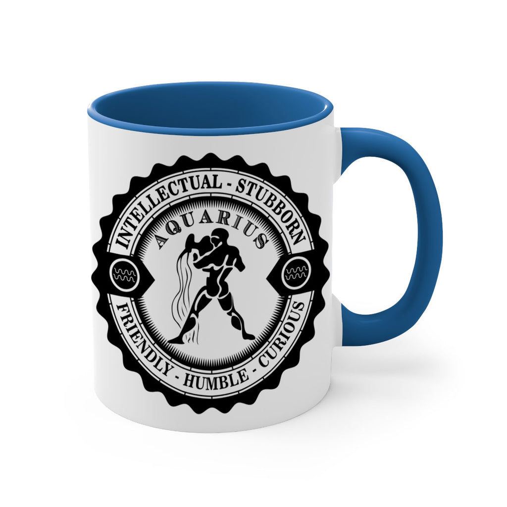 Aquarius balck 44#- zodiac-Mug / Coffee Cup