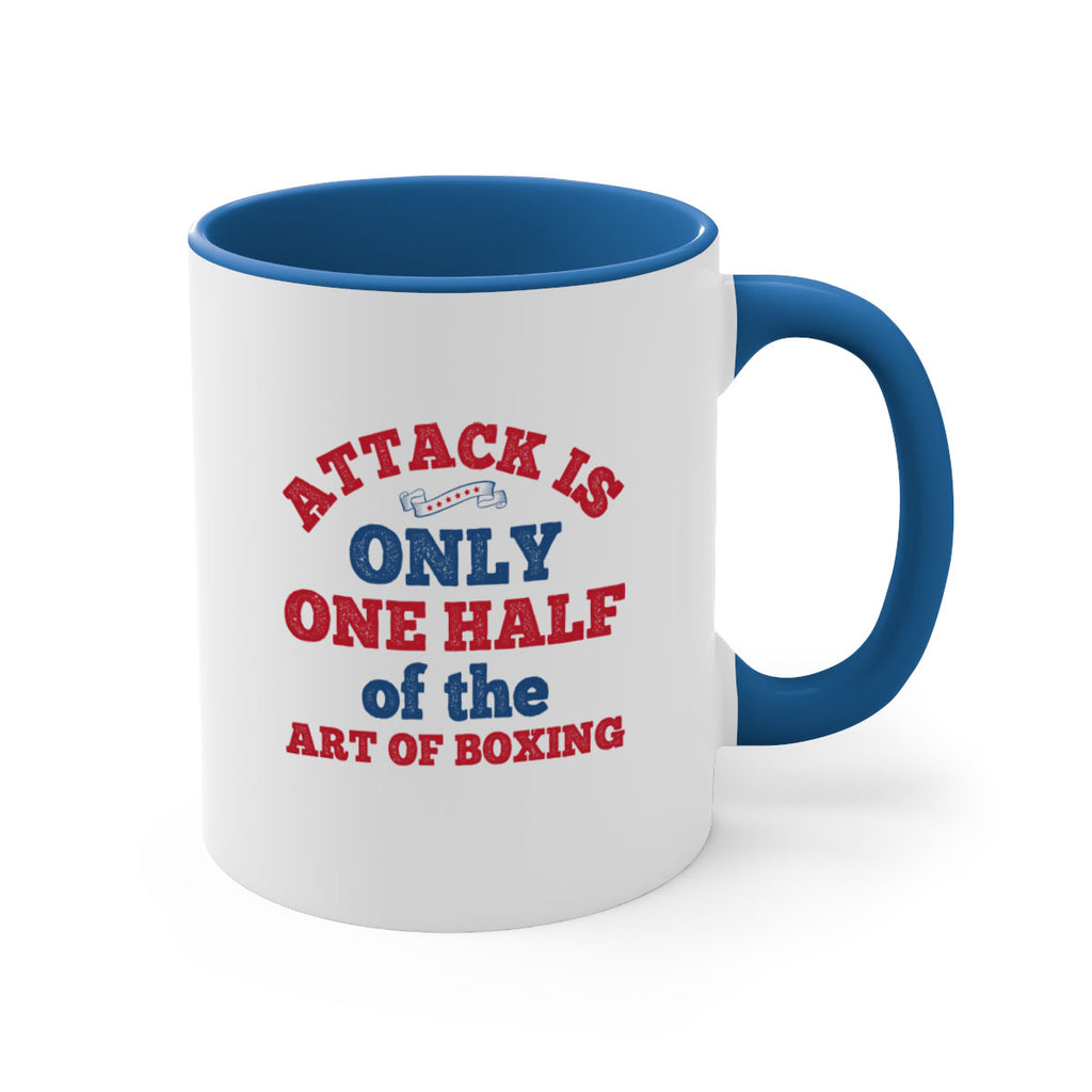 Attack is only one half of the art of boxing 1845#- boxing-Mug / Coffee Cup