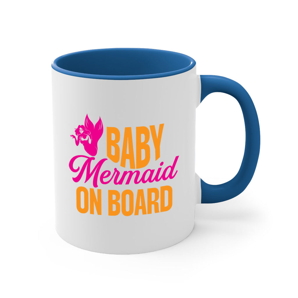 Baby Mermaid On Board 22#- mermaid-Mug / Coffee Cup