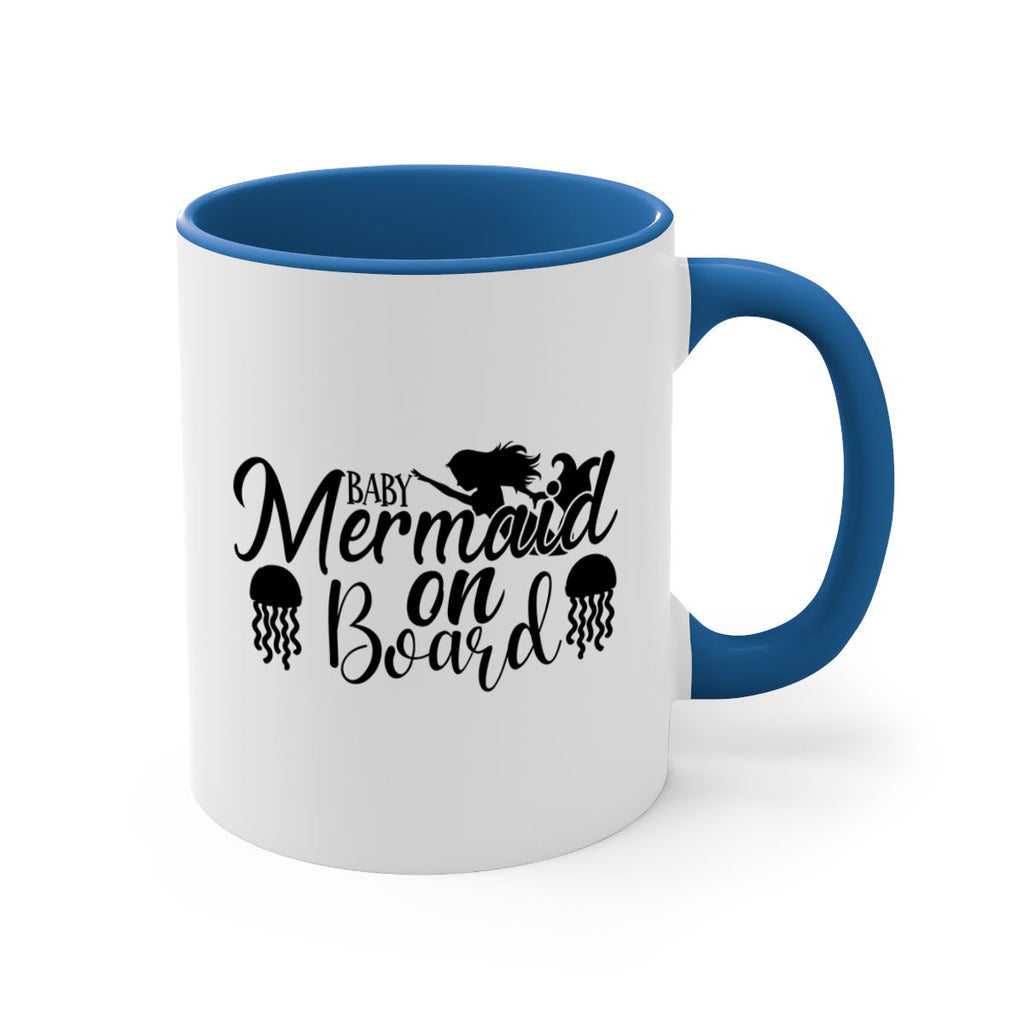 Baby Mermaid On Board 26#- mermaid-Mug / Coffee Cup