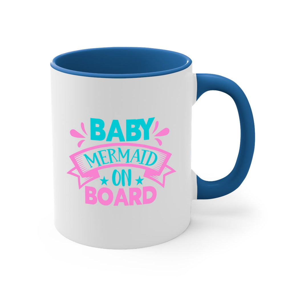 Baby Mermaid On Board 27#- mermaid-Mug / Coffee Cup