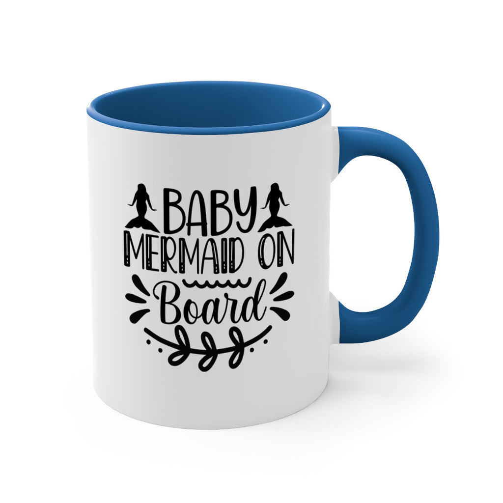 Baby mermaid on board 30#- mermaid-Mug / Coffee Cup