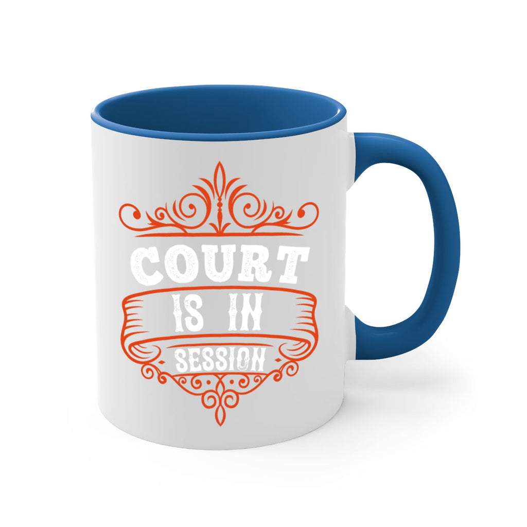 Court is in ball session 1570#- basketball-Mug / Coffee Cup