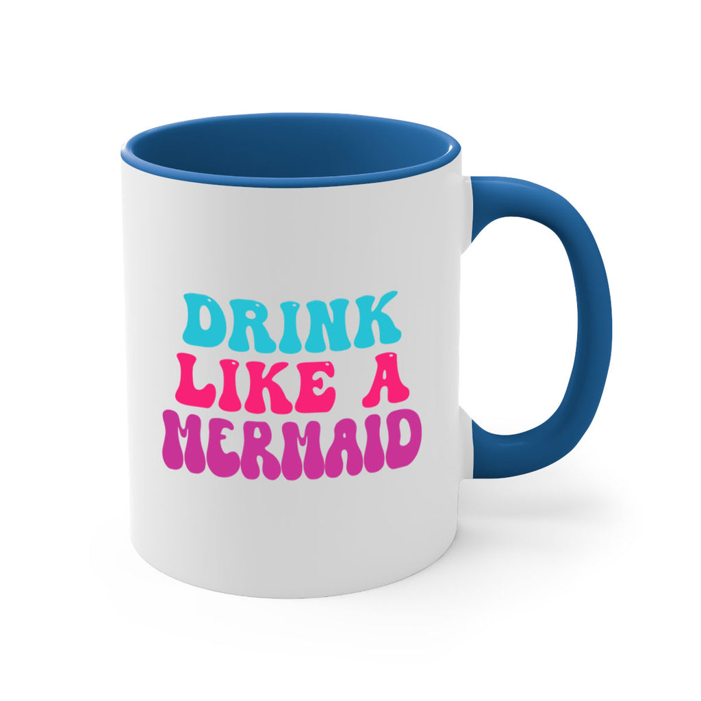 Drink Like A Mermaid 141#- mermaid-Mug / Coffee Cup
