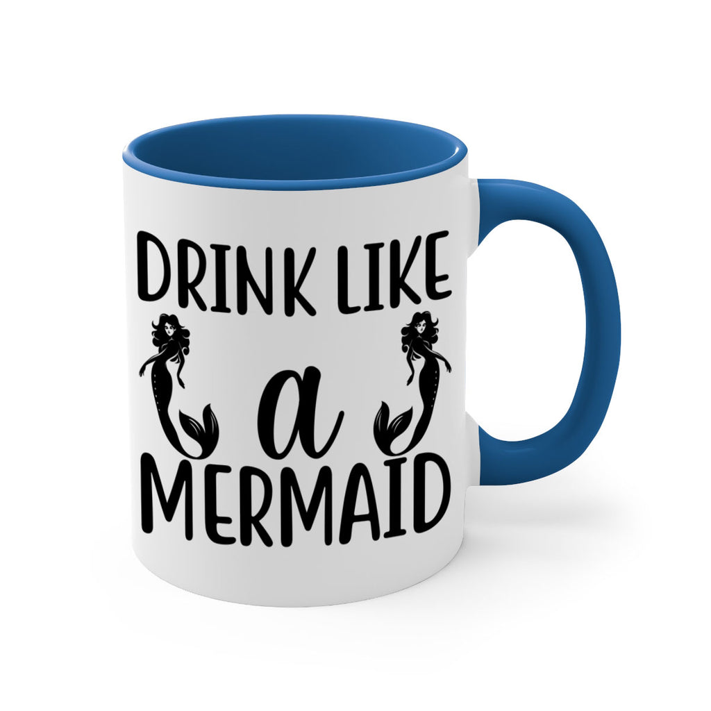 Drink like a mermaid 148#- mermaid-Mug / Coffee Cup