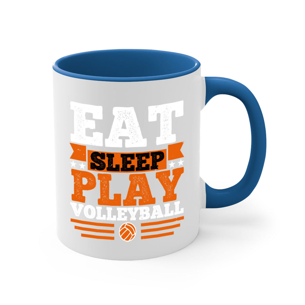 Eat sleep play volleyball 2340#- basketball-Mug / Coffee Cup