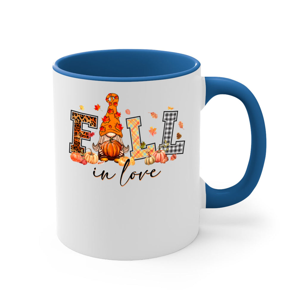 FALLinloveFallGnome 151#- fall-Mug / Coffee Cup