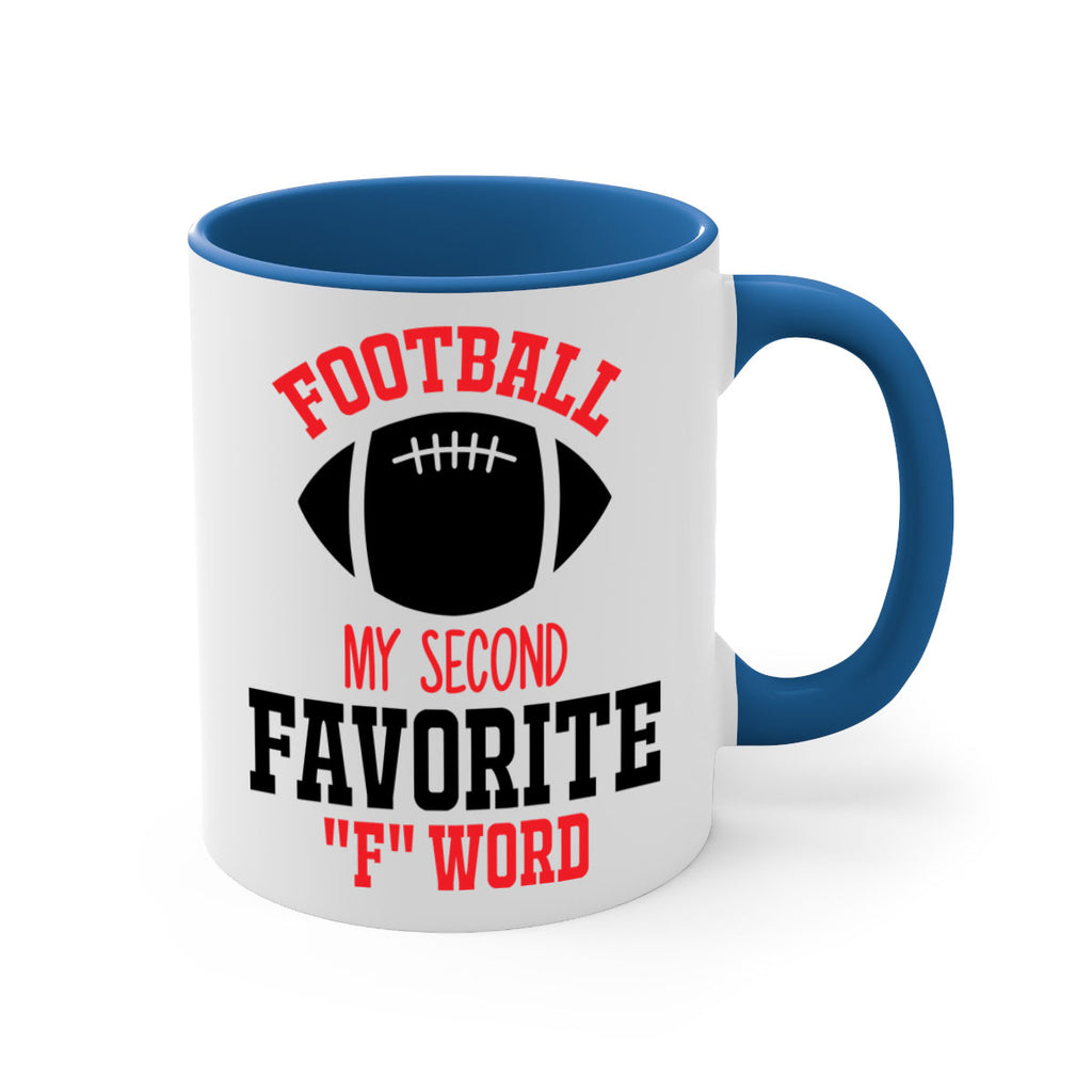 Football my second favorite F word 1234#- football-Mug / Coffee Cup