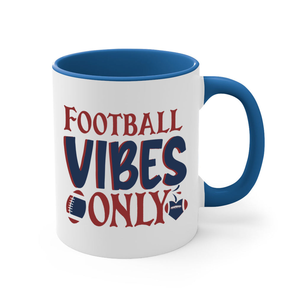 Football vibes only 1543#- football-Mug / Coffee Cup