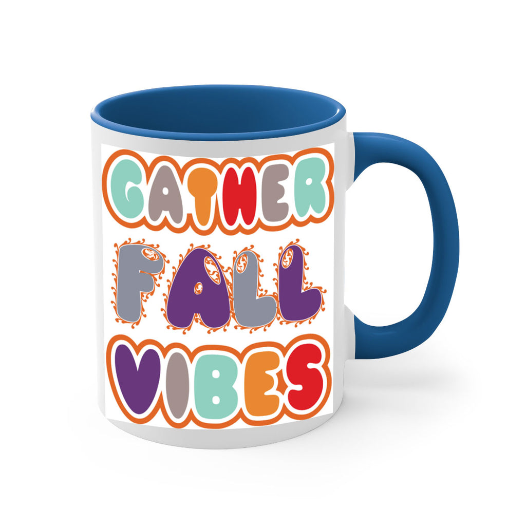 GatherFallVibesdesign 190#- fall-Mug / Coffee Cup