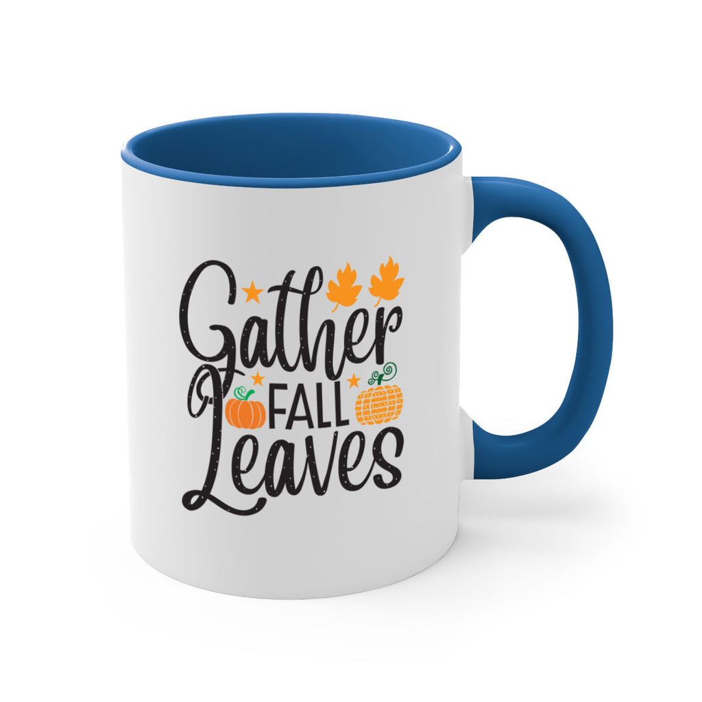 Gatherfallleaves 189#- fall-Mug / Coffee Cup