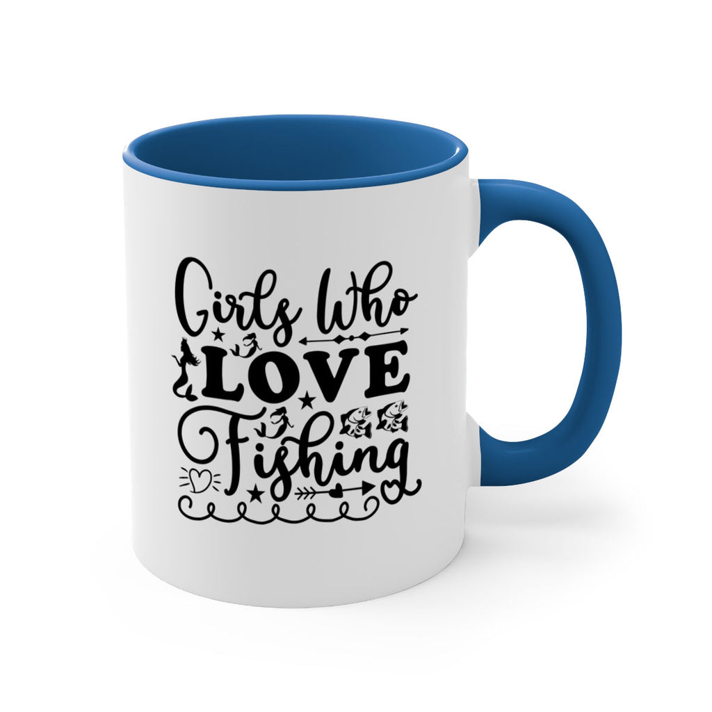 Girls Who Love Fishing 188#- mermaid-Mug / Coffee Cup