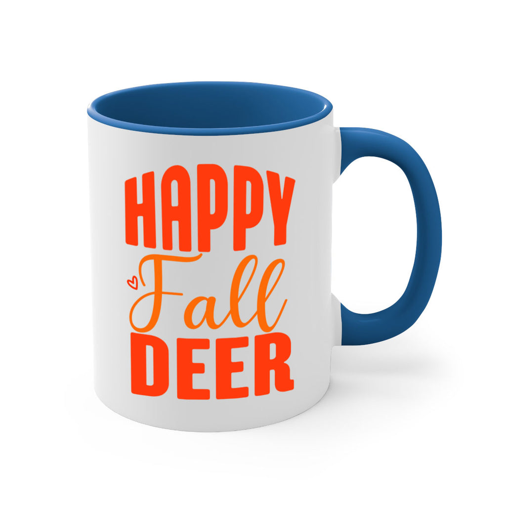 Happy Fall Deer Design 218#- fall-Mug / Coffee Cup