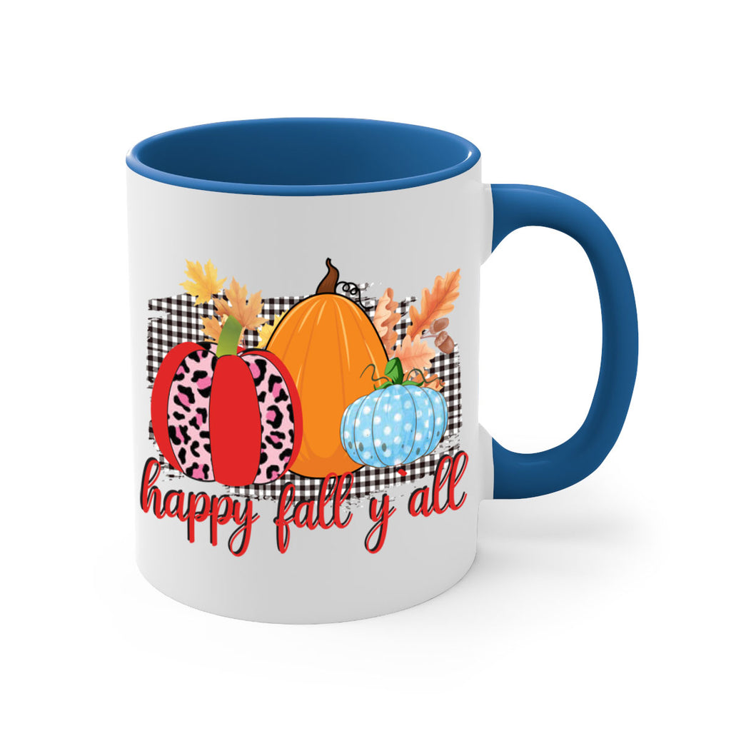 Happy Fall Yall Leopard 229#- fall-Mug / Coffee Cup