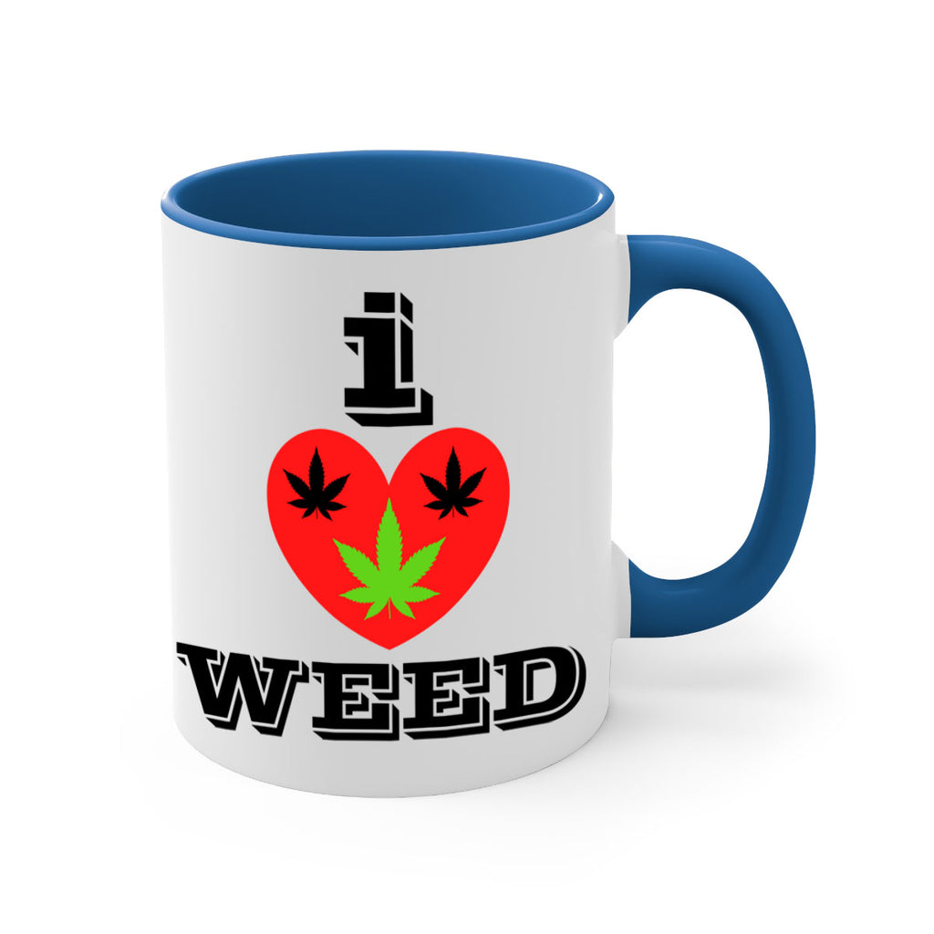 I love weed 128#- marijuana-Mug / Coffee Cup