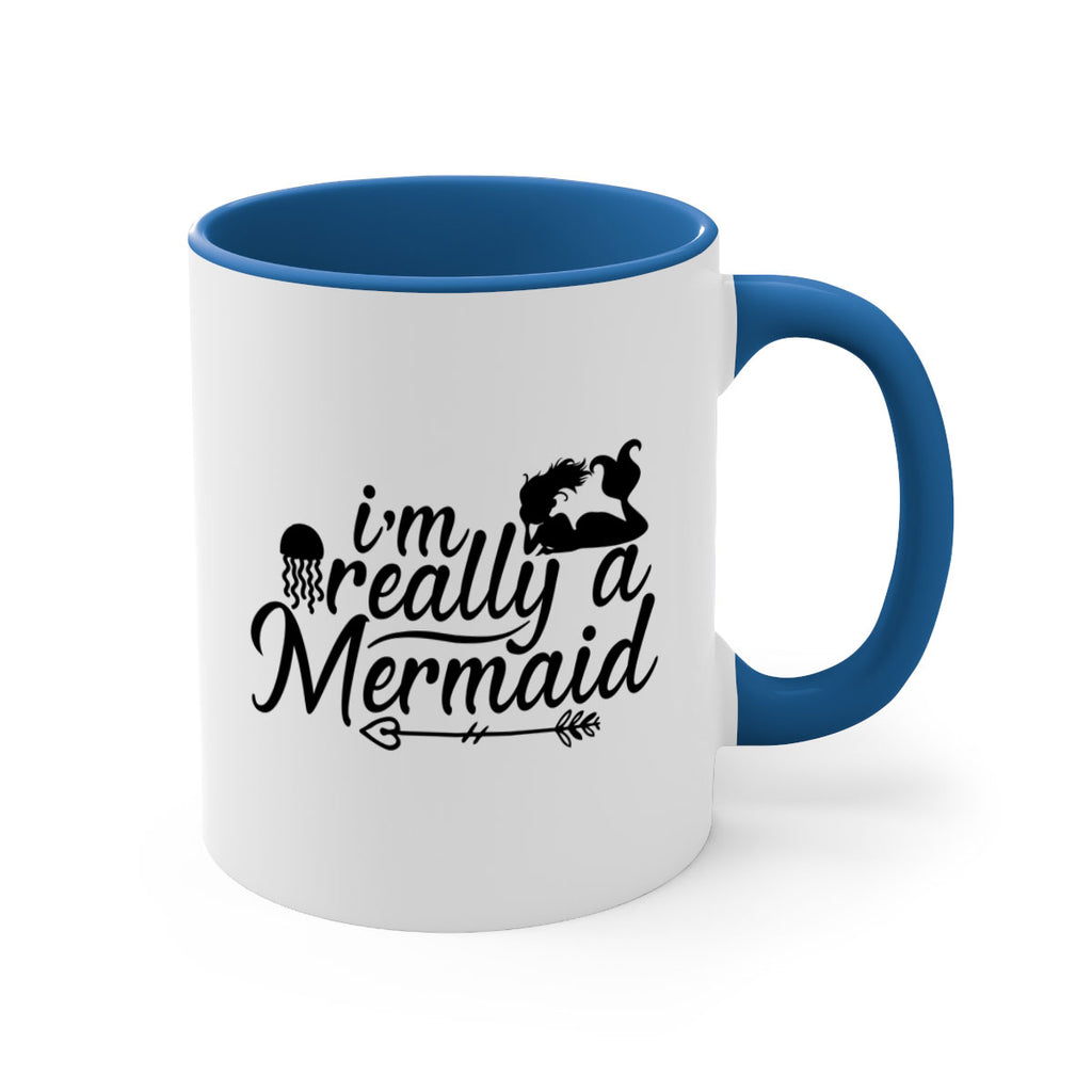 I m Really A Mermaid 213#- mermaid-Mug / Coffee Cup