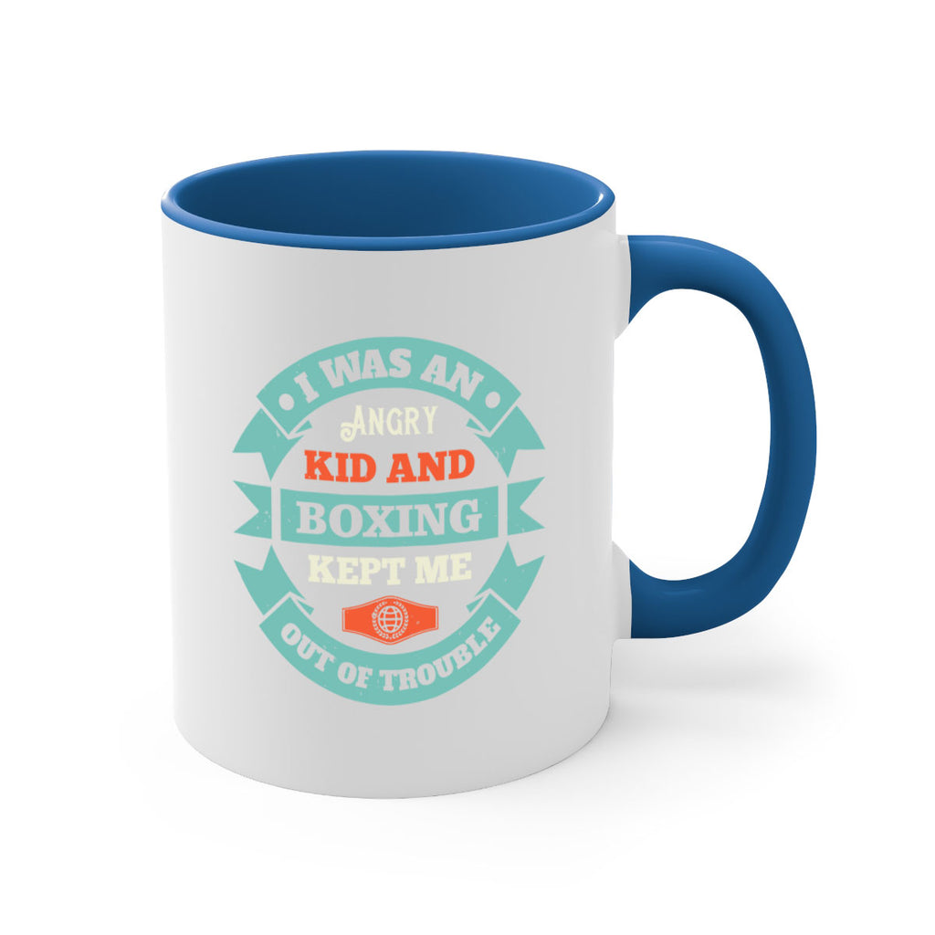 I was an angry kid and boxing kept me out of trouble 1977#- boxing-Mug / Coffee Cup