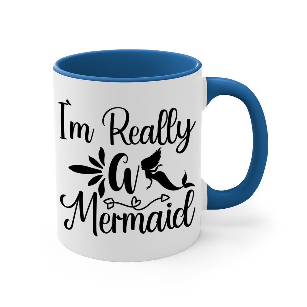 Im really a mermaid 261#- mermaid-Mug / Coffee Cup