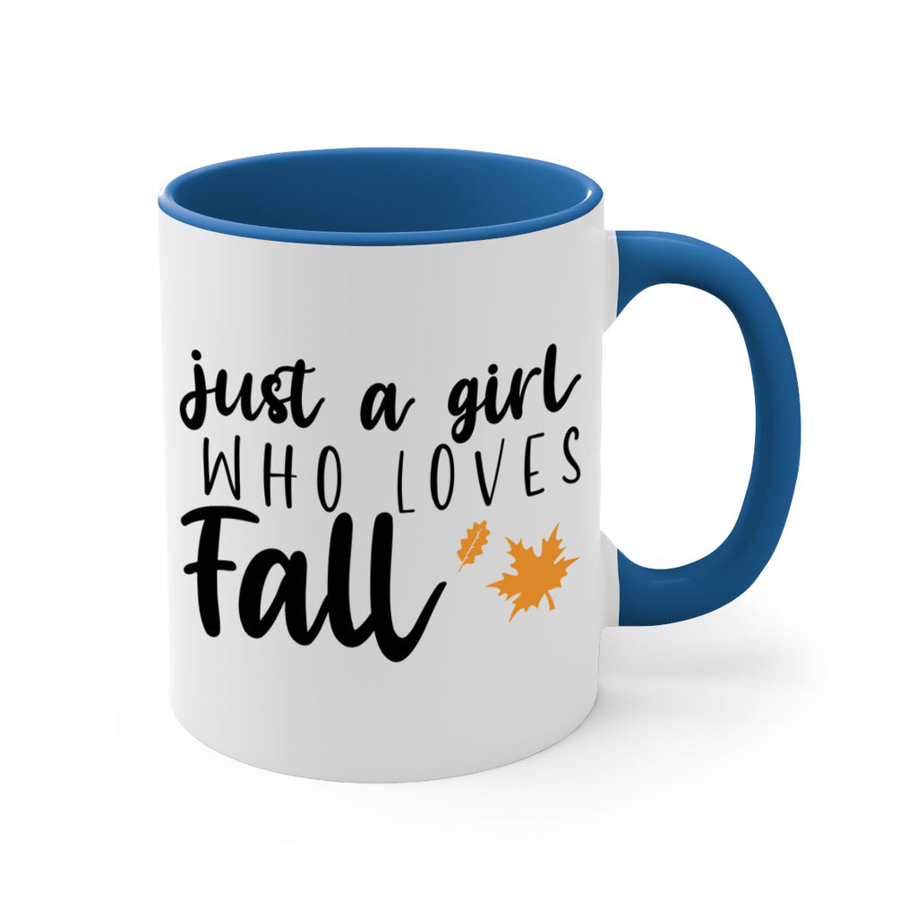Just A Girl Who Loves Fall 380#- fall-Mug / Coffee Cup
