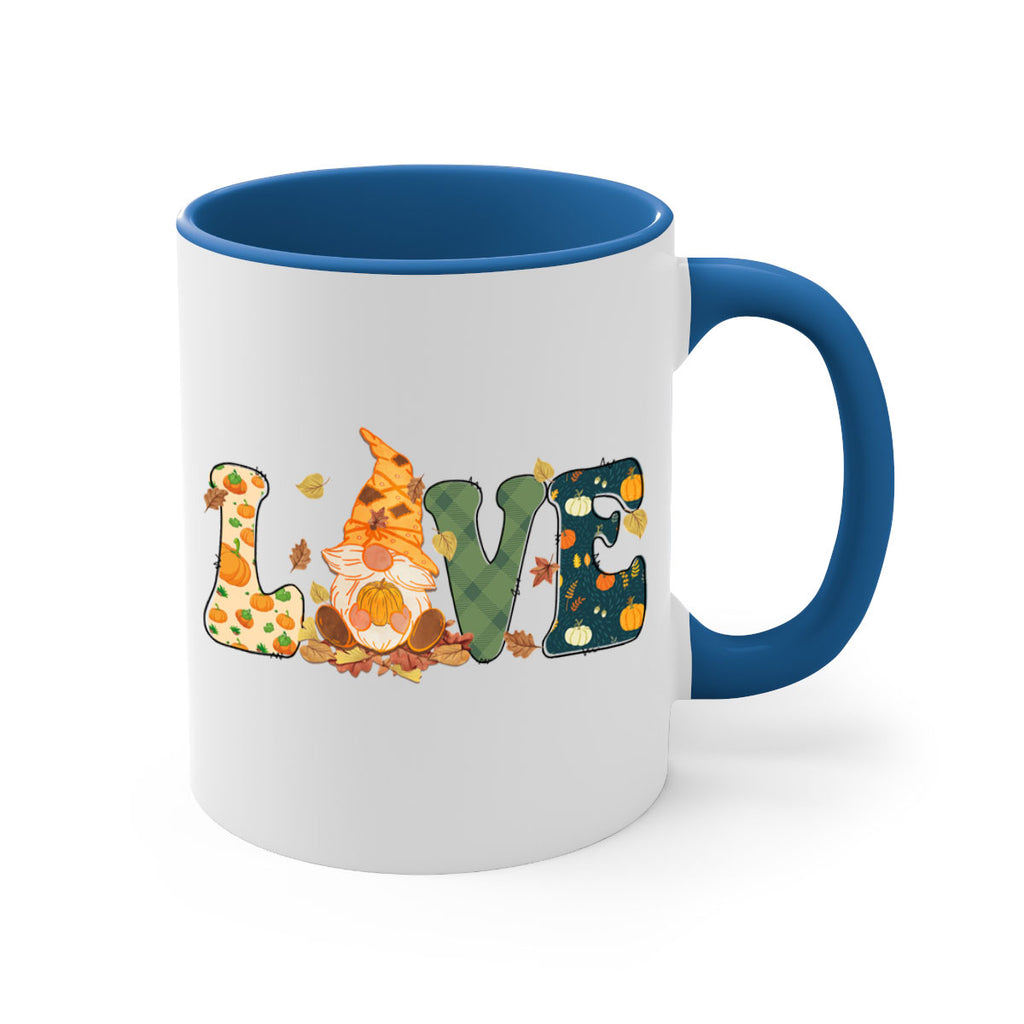 LOVEFallAutumnGnome 415#- fall-Mug / Coffee Cup