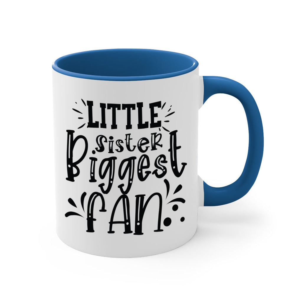 Little Sister Biggest Fan 2055#- baseball-Mug / Coffee Cup
