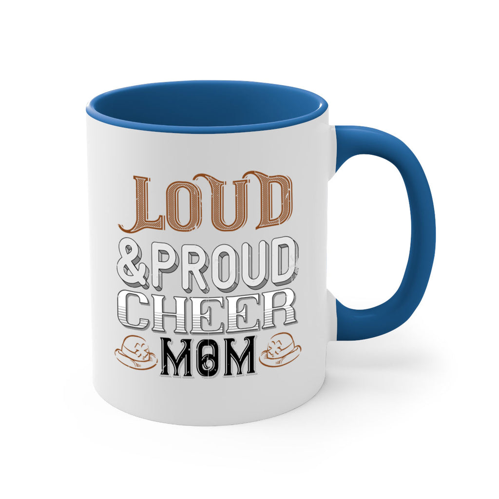 Loud proud cheer mom 763#- football-Mug / Coffee Cup
