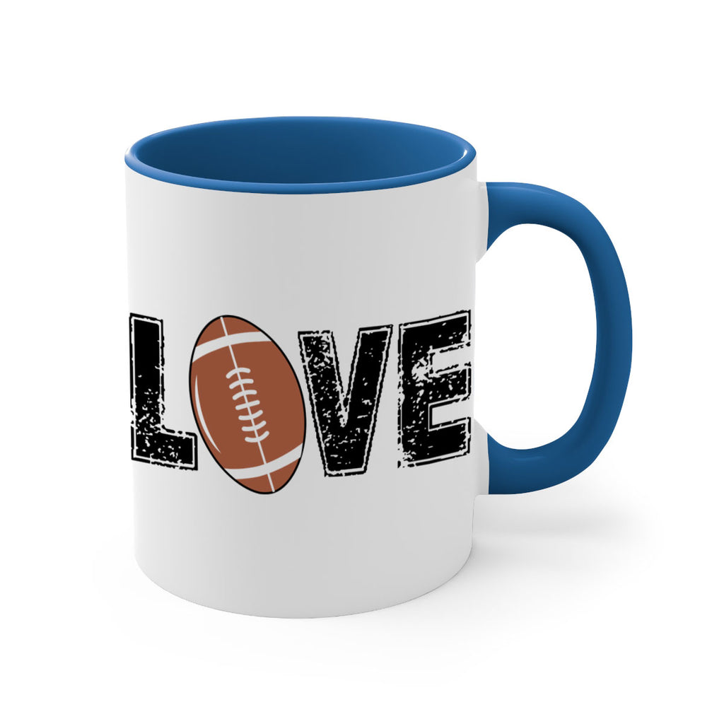 Love 739#- football-Mug / Coffee Cup