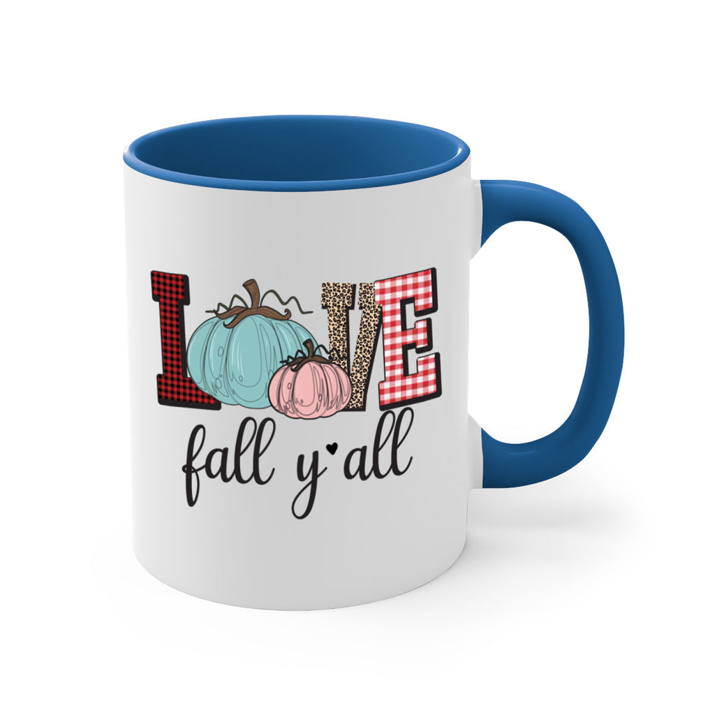 Love Fall Yall 409#- fall-Mug / Coffee Cup