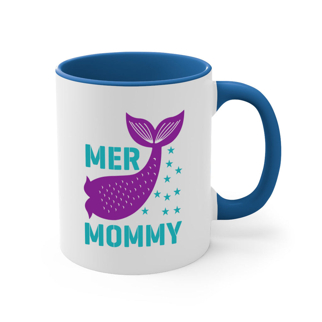 Mer Mommy 342#- mermaid-Mug / Coffee Cup