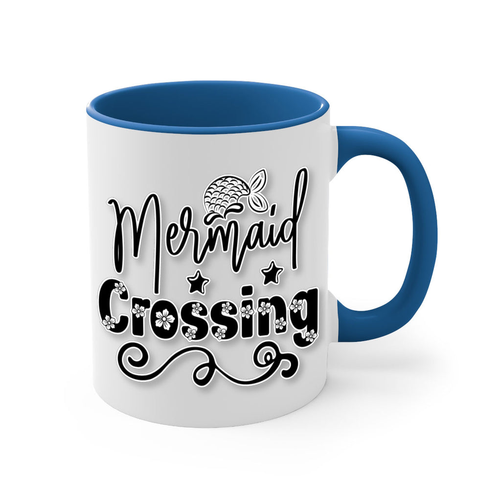 Mermaid Crossing 400#- mermaid-Mug / Coffee Cup