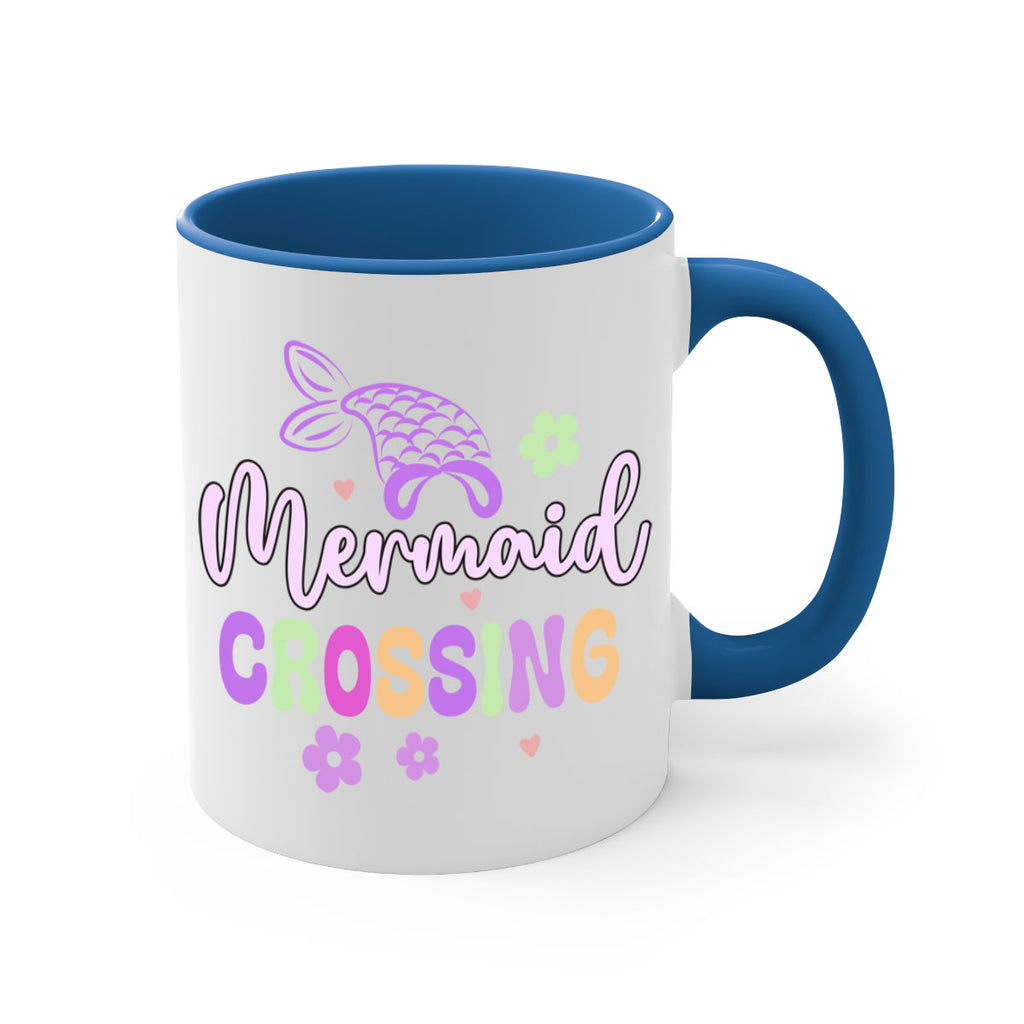 Mermaid Crossing 401#- mermaid-Mug / Coffee Cup
